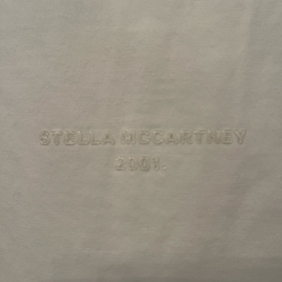 Stella McCartney White Short Sleeve Tee - Picture 5 of 10